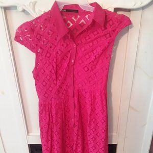 Pink Lace Dress